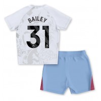 Aston Villa Leon Bailey #31 Bortedraktsett Barn 2023-24 Kortermet (+ Korte bukser)